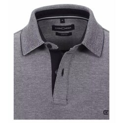 CASAMODA Herren Poloshirt Kurzarm Regular Stretch Piqué Blau