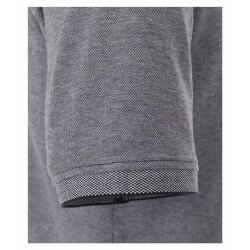 CASAMODA Herren Poloshirt Kurzarm Regular Stretch Piqué Blau
