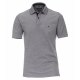 CASAMODA Herren Poloshirt Kurzarm Regular Stretch Piqué Blau