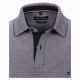 CASAMODA Herren Poloshirt Kurzarm Regular Stretch Piqué Blau