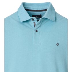 CASAMODA Herren Poloshirt Kurzarm Regular Stretch Piqué Türkis