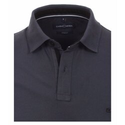 CASAMODA Herren Poloshirt Kurzarm Regular Stretch Piqué Anthrazit