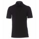 CASAMODA Herren Poloshirt Kurzarm Regular Stretch Piqué Schwarz
