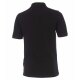 CASAMODA Herren Poloshirt Kurzarm Regular Stretch Piqué Schwarz