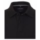 CASAMODA Herren Poloshirt Kurzarm Regular Stretch Piqué Schwarz
