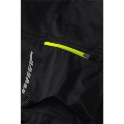 PLANAM Herren Shorts STRETCHLINE Reflexstreifen Schwarz