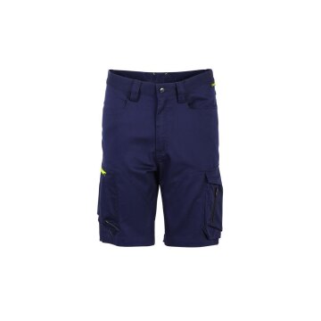 PLANAM Herren Shorts STRETCHLINE Reflexstreifen Marine