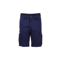 PLANAM Herren Shorts STRETCHLINE Reflexstreifen Marine
