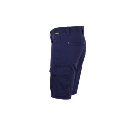 PLANAM Herren Shorts STRETCHLINE Reflexstreifen Marine