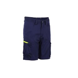 PLANAM Herren Shorts STRETCHLINE Reflexstreifen Marine