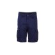 PLANAM Herren Shorts STRETCHLINE Reflexstreifen Marine
