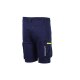 PLANAM Herren Shorts STRETCHLINE Reflexstreifen Marine