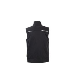 PLANAM Herren Weste STRETCHLINE Reflexstreifen Schwarz