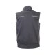 PLANAM Herren Weste STRETCHLINE Reflexstreifen Anthrazit