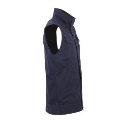 PLANAM Herren Weste STRETCHLINE Reflexstreifen Marine