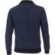 CASAMODA Herren Sweat-Troyer Zipper Regular Baumwolle Dunkelblau