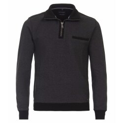 CASAMODA Herren Sweat-Troyer Zipper Regular Baumwolle...