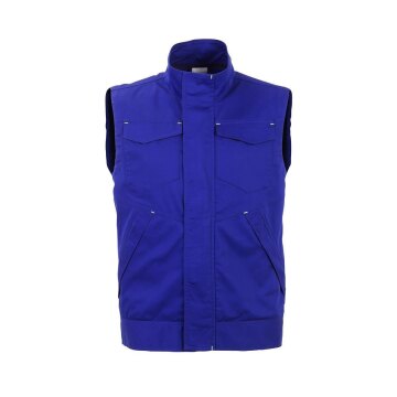 PLANAM Herren Weste STRETCHLINE Reflexstreifen Kornblumenblau