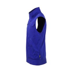 PLANAM Herren Weste STRETCHLINE Reflexstreifen Kornblumenblau