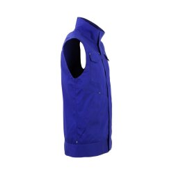 PLANAM Herren Weste STRETCHLINE Reflexstreifen Kornblumenblau