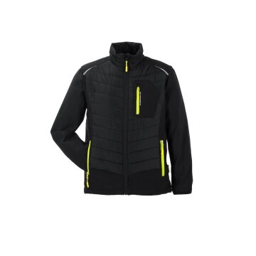 PLANAM Herren Winterjacke STRETCHLINE Reflexbiesen Schwarz