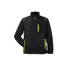 PLANAM Herren Winterjacke STRETCHLINE Reflexbiesen Schwarz
