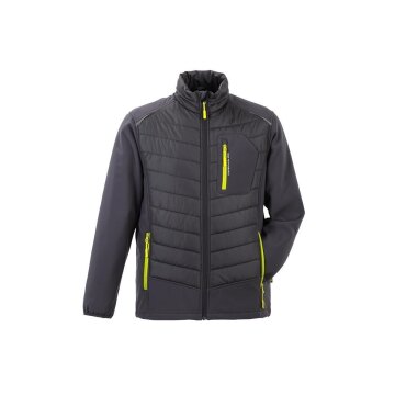 PLANAM Herren Winterjacke STRETCHLINE Reflexbiesen Anthrazit