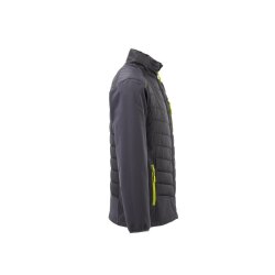 PLANAM Herren Winterjacke STRETCHLINE Reflexbiesen Anthrazit