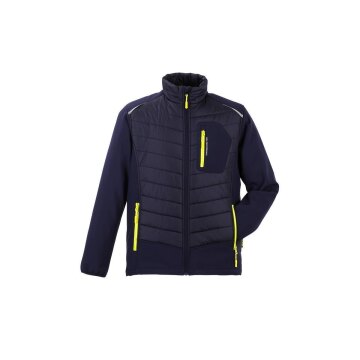 PLANAM Herren Winterjacke STRETCHLINE Reflexbiesen Marine