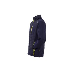 PLANAM Herren Winterjacke STRETCHLINE Reflexbiesen Marine