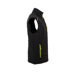 PLANAM Herren Winterweste STRETCHLINE Reflexbiesen Schwarz