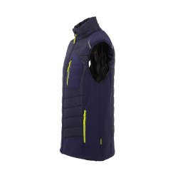 PLANAM Herren Winterweste STRETCHLINE Reflexbiesen Marine