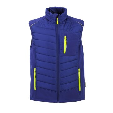 PLANAM Herren Winterweste STRETCHLINE Reflexbiesen Kornblumenblau
