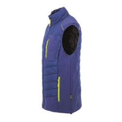 PLANAM Herren Winterweste STRETCHLINE Reflexbiesen Kornblumenblau