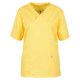 beb MEDIZIN/PFLEGE Unisex KASACK Kurzarm V-Neck TENCEL Gelb XXL