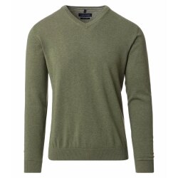 CASAMODA Herren Pullover V-Neck Regular Pima-Baumwolle...
