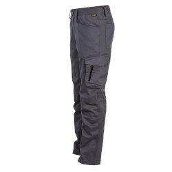 PLANAM Herren Bundhose STRETCHLINE Reflexstreifen Anthrazit 52
