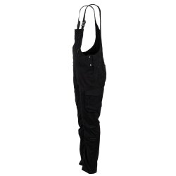 PLANAM Herren Latzhose STRETCHLINE Reflexstreifen Schwarz 56