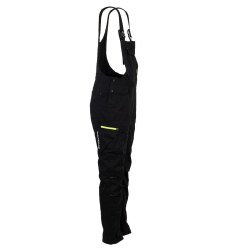 PLANAM Herren Latzhose STRETCHLINE Reflexstreifen Schwarz 56