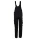 PLANAM Herren Latzhose STRETCHLINE Reflexstreifen Schwarz 56