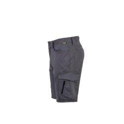 PLANAM Herren Shorts STRETCHLINE Reflexstreifen Anthrazit XL