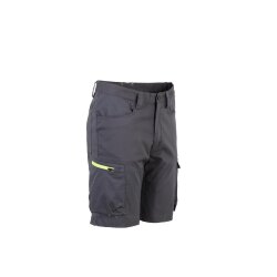 PLANAM Herren Shorts STRETCHLINE Reflexstreifen Anthrazit XL