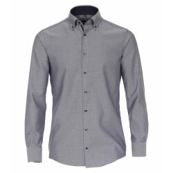 VENTI Herren Businesshemd Langarm Button-Down Modern-Fit...