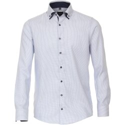 VENTI Herren Businesshemd Langarm Button-Down Modern-Fit...