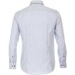 VENTI Herren Businesshemd Langarm Button-Down Modern-Fit Hellblau 42