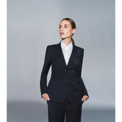 DANIEL HECHTER Corporate Fashion TAILORED Damen Business-Blazer Reverskragen Modern Fit Schurwollmix Anthrazit Modell 30920