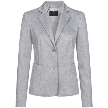 HECHTER Paris CASUAL Damen-Jerseyblazer Modern-Fit Hellgrau