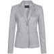 HECHTER Paris CASUAL Damen-Jerseyblazer Modern-Fit Hellgrau