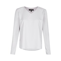 HECHTER Paris ESSENTIALS Damen Crêpe-Shirt Langarm...