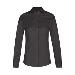 HECHTER Paris ESSENTIALS Damen Bluse Kent Modern-Fit Schwarz